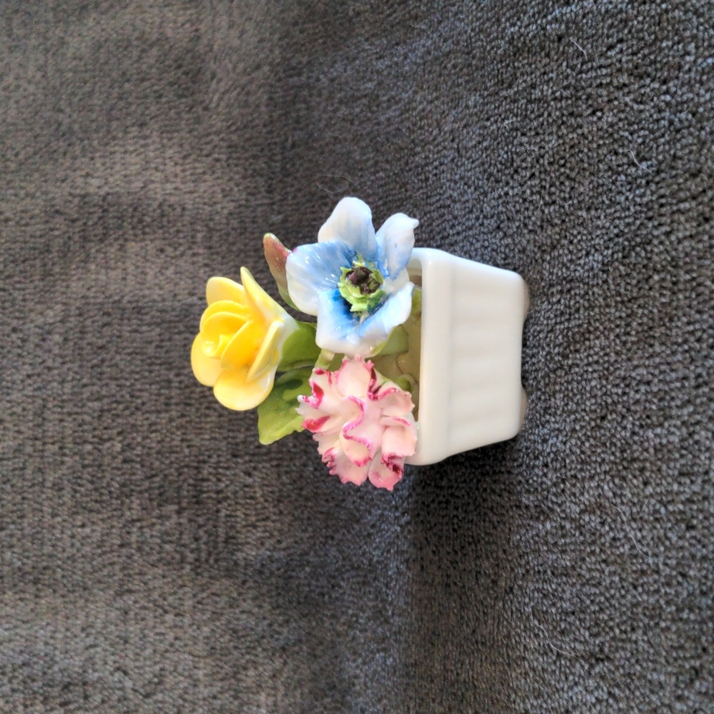 Coalport Fine China Floral Figurine